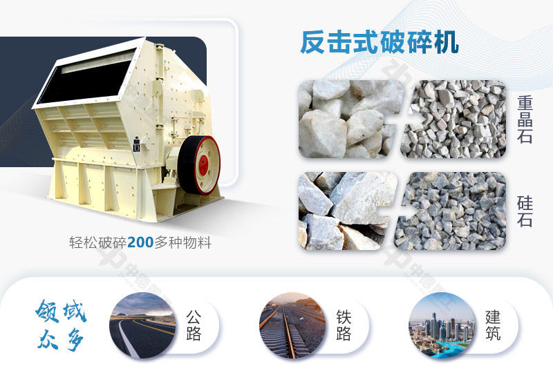 反擊破能處理多種物料 反擊破能處理多種物料